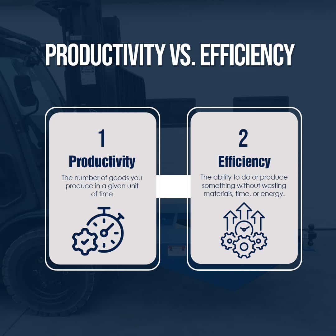 productivity vs efficiency