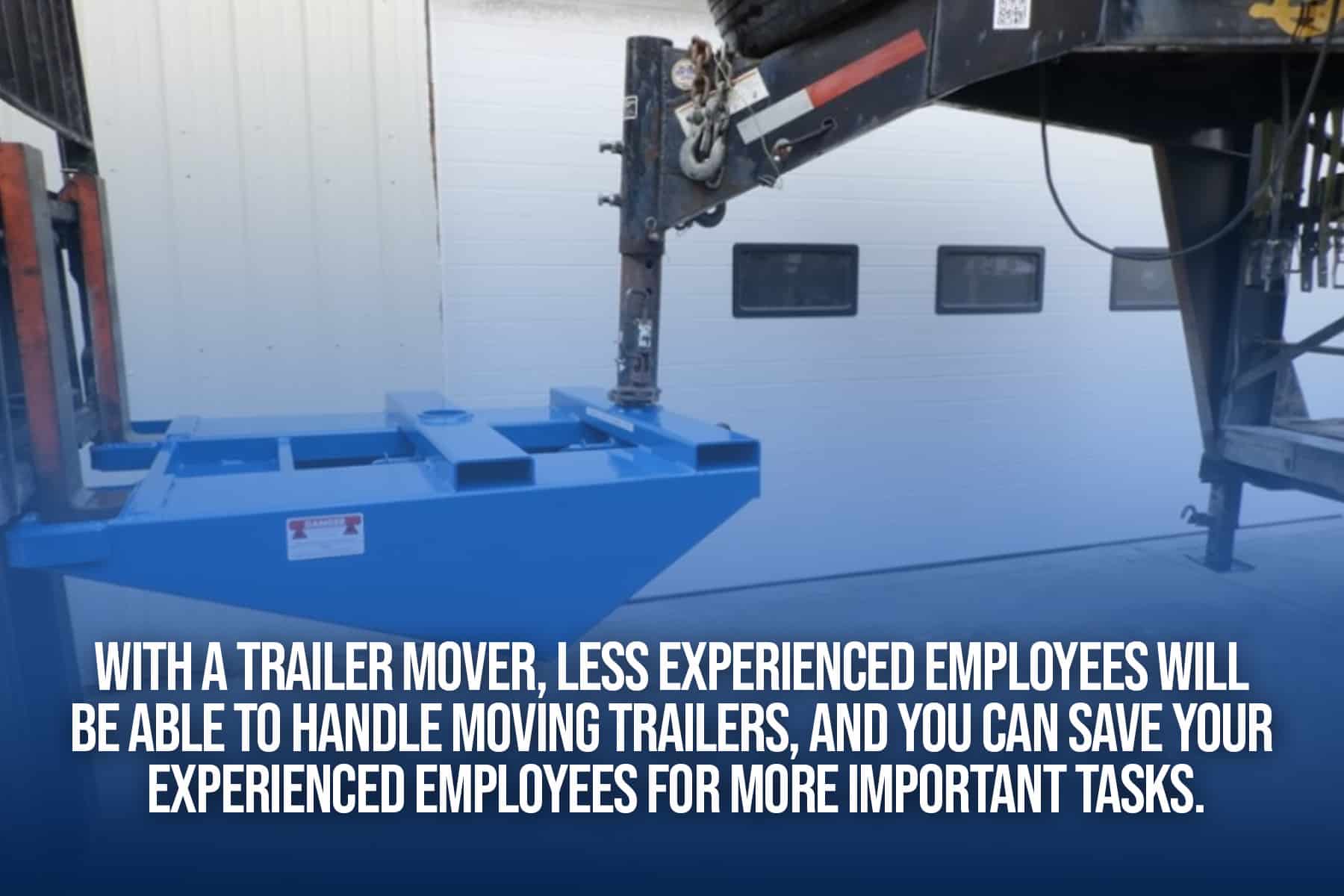 easily move trailers with a forklift trailer mover