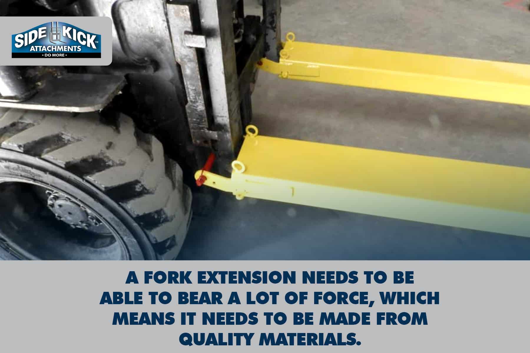 fork extensions bear a lot of weight